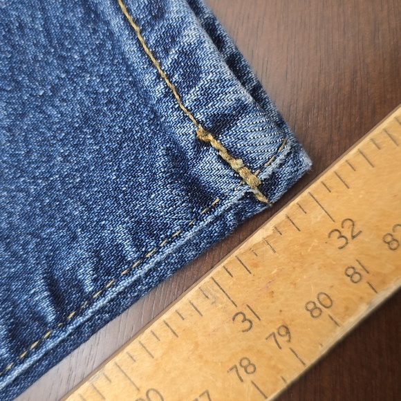AMERICAN EAGLE Men's 30 X 36 Blue Jeans Flex Relaxed Straight - Picture 3 of 8